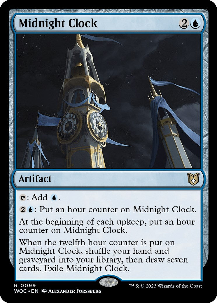 Midnight Clock [Wilds of Eldraine Commander] | Game Grid - Logan