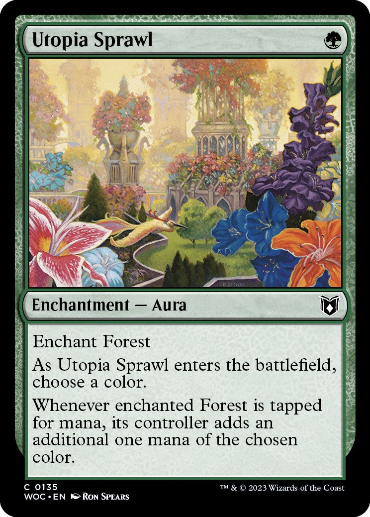 Utopia Sprawl [Wilds of Eldraine Commander] | Game Grid - Logan