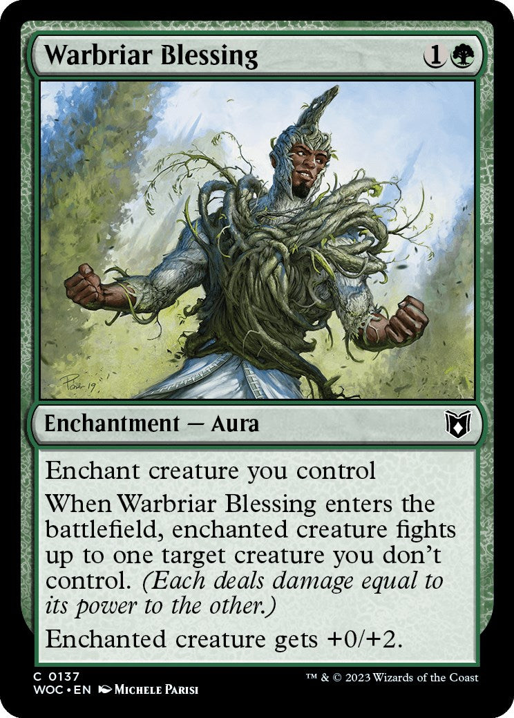 Warbriar Blessing [Wilds of Eldraine Commander] | Game Grid - Logan