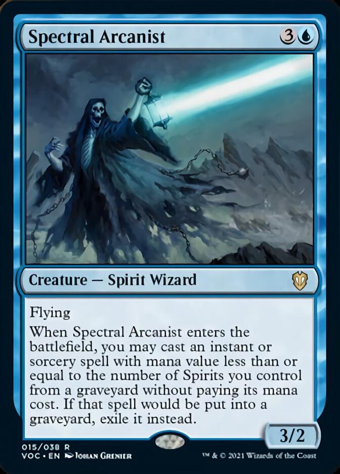 Spectral Arcanist [Innistrad: Crimson Vow Commander] | Game Grid - Logan