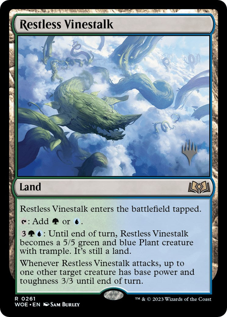 Restless Vinestalk (Promo Pack) [Wilds of Eldraine Promos] | Game Grid - Logan