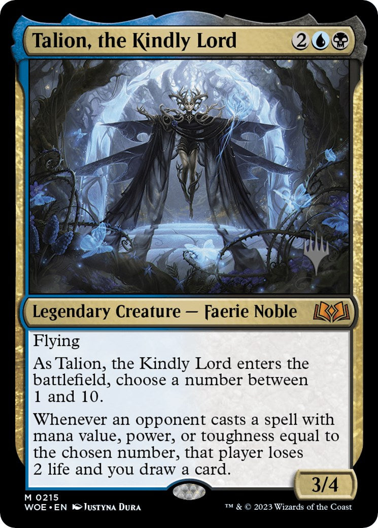 Talion, the Kindly Lord (Promo Pack) [Wilds of Eldraine Promos] | Game Grid - Logan