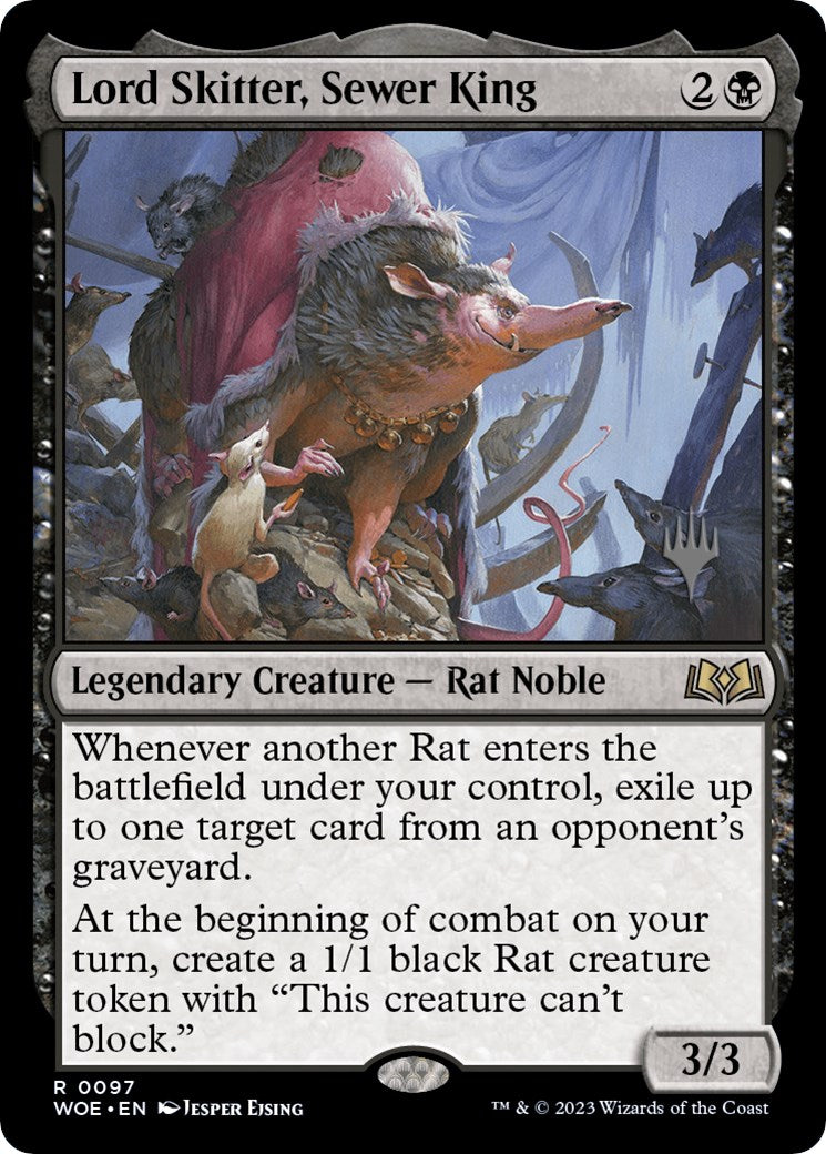 Lord Skitter, Sewer King (Promo Pack) [Wilds of Eldraine Promos] | Game Grid - Logan