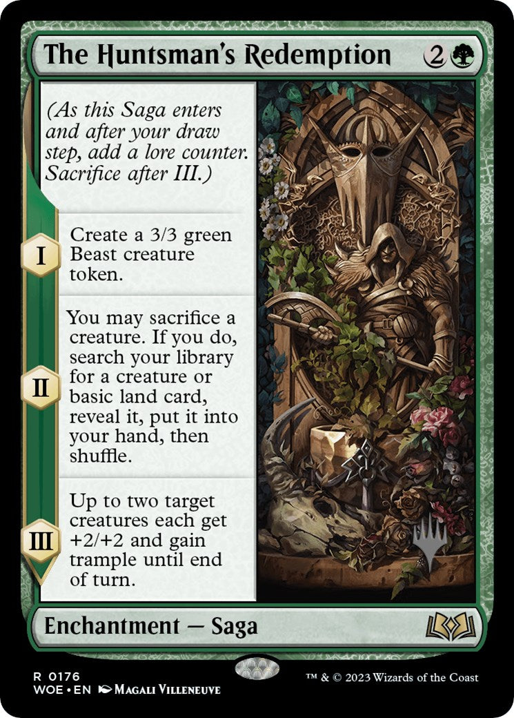 The Huntsman's Redemption (Promo Pack) [Wilds of Eldraine Promos] | Game Grid - Logan