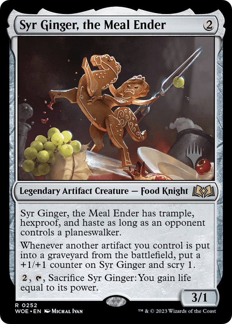 Syr Ginger, the Meal Ender (Promo Pack) [Wilds of Eldraine Promos] | Game Grid - Logan