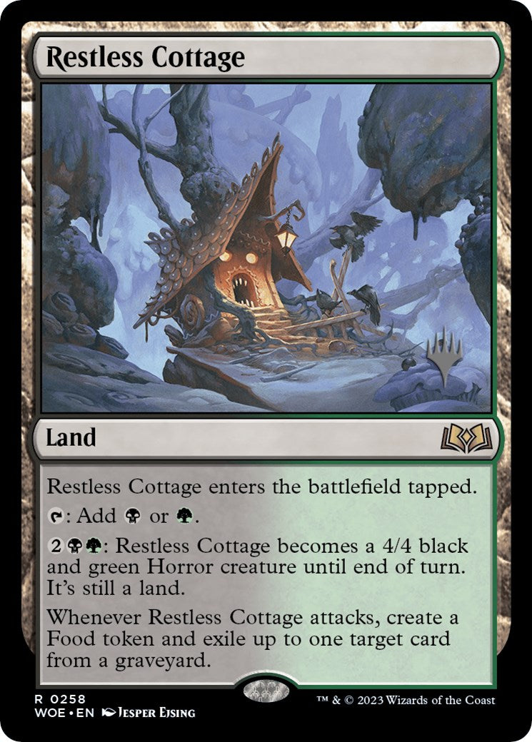 Restless Cottage (Promo Pack) [Wilds of Eldraine Promos] | Game Grid - Logan