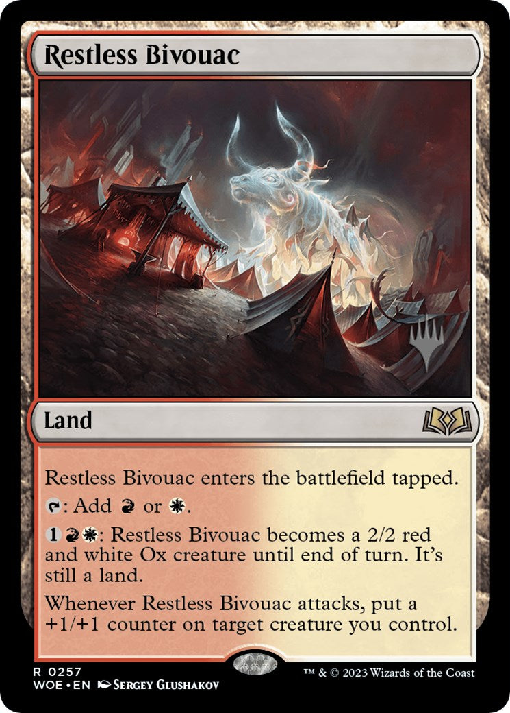 Restless Bivouac (Promo Pack) [Wilds of Eldraine Promos] | Game Grid - Logan