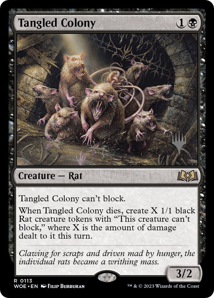 Tangled Colony (Promo Pack) [Wilds of Eldraine Promos] | Game Grid - Logan