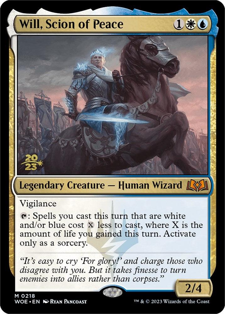 Will, Scion of Peace [Wilds of Eldraine Prerelease Promos] | Game Grid - Logan