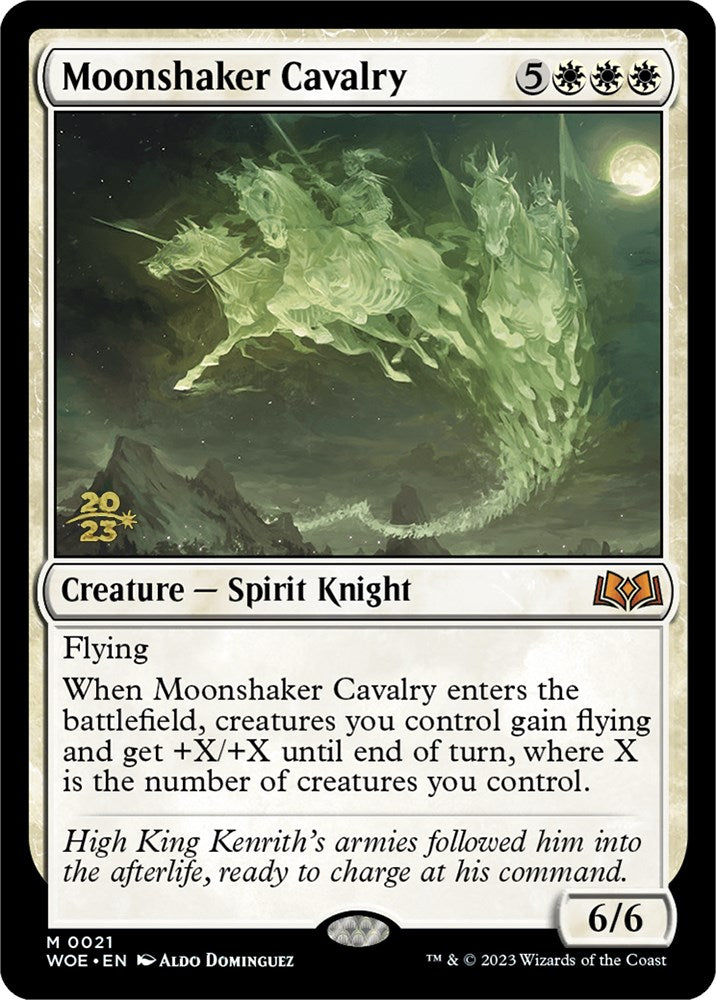 Moonshaker Cavalry [Wilds of Eldraine Prerelease Promos] | Game Grid - Logan