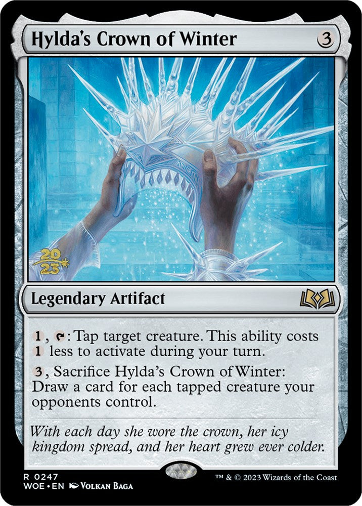 Hylda's Crown of Winter [Wilds of Eldraine Prerelease Promos] | Game Grid - Logan