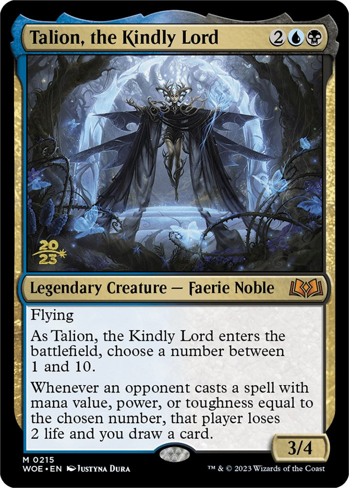 Talion, the Kindly Lord [Wilds of Eldraine Prerelease Promos] | Game Grid - Logan