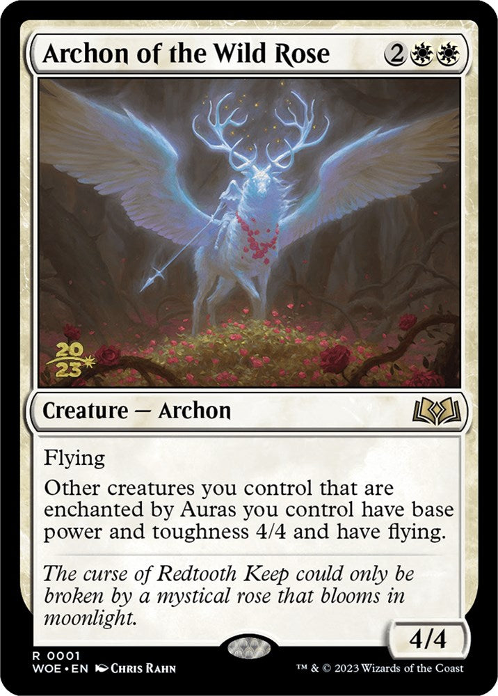 Archon of the Wild Rose [Wilds of Eldraine Prerelease Promos] | Game Grid - Logan