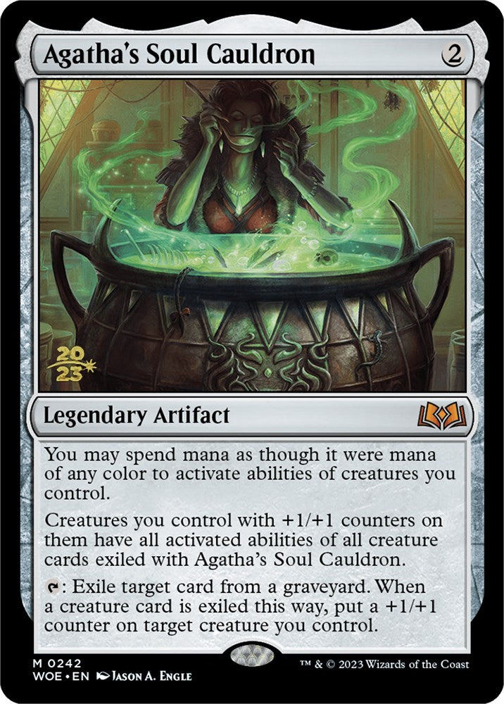 Agatha's Soul Cauldron [Wilds of Eldraine Prerelease Promos] | Game Grid - Logan