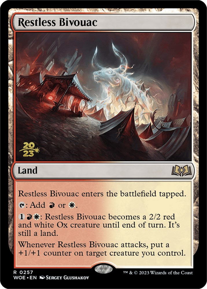 Restless Bivouac [Wilds of Eldraine Prerelease Promos] | Game Grid - Logan