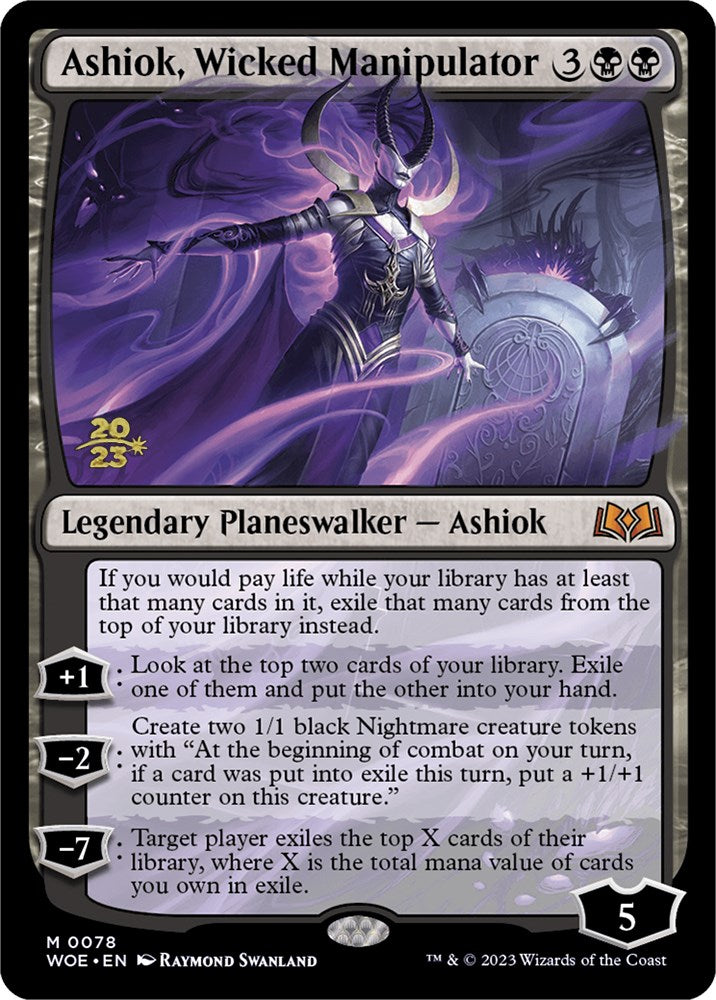 Ashiok, Wicked Manipulator [Wilds of Eldraine Prerelease Promos] | Game Grid - Logan