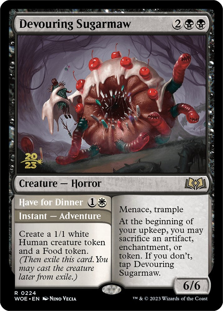 Devouring Sugarmaw // Have for Dinner [Wilds of Eldraine Prerelease Promos] | Game Grid - Logan