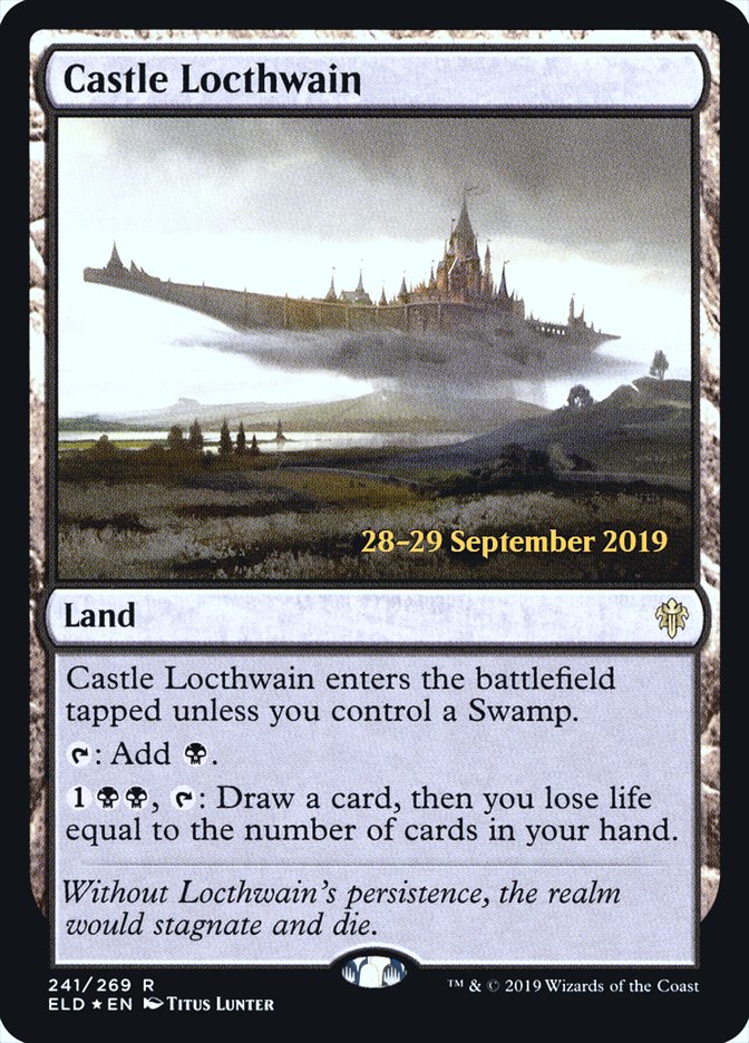 Castle Locthwain [Throne of Eldraine Prerelease Promos] | Game Grid - Logan