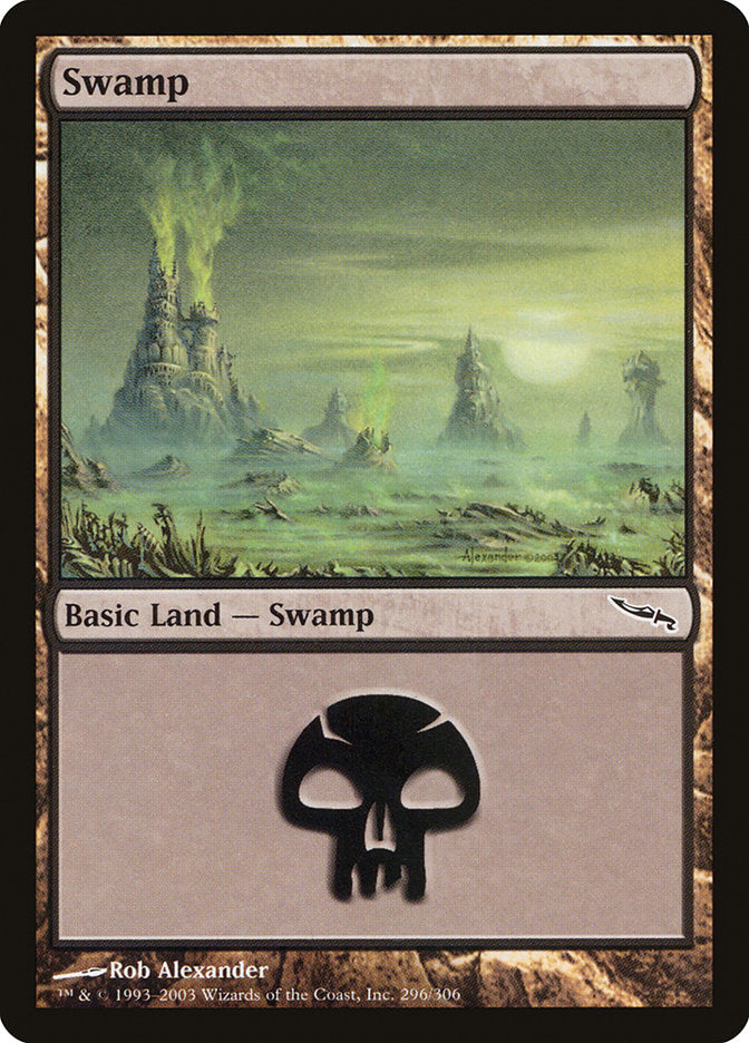 Swamp (296) [Mirrodin] | Game Grid - Logan