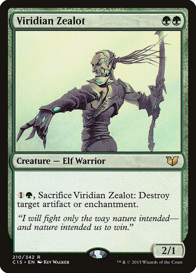 Viridian Zealot [Commander 2015] | Game Grid - Logan