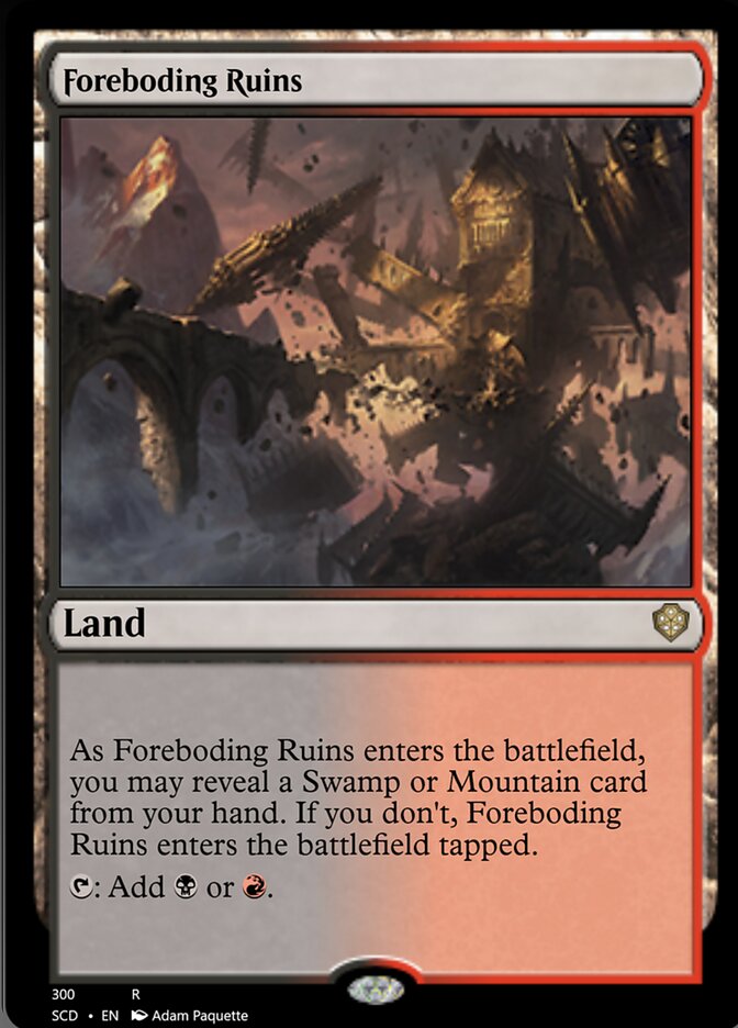 Foreboding Ruins [Starter Commander Decks] | Game Grid - Logan