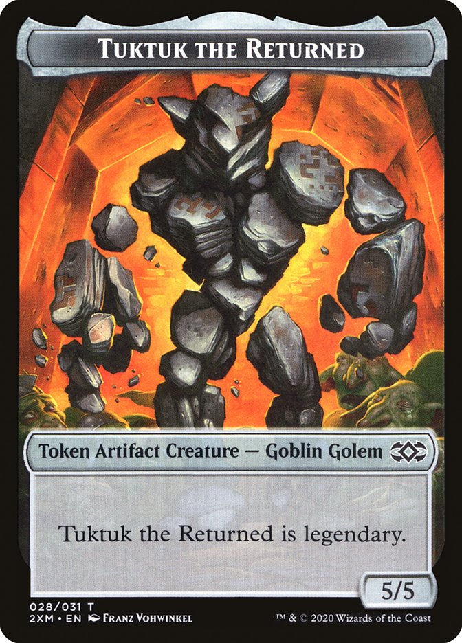 Eldrazi Spawn // Tuktuk the Returned Double-Sided Token [Double Masters Tokens] | Game Grid - Logan