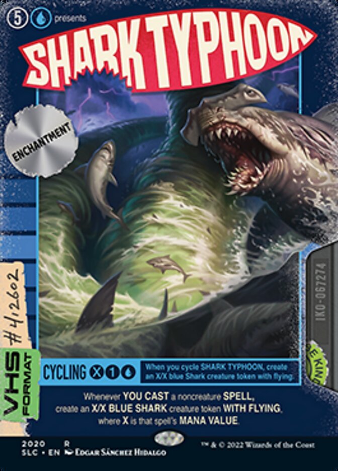 Shark Typhoon (Borderless Alternate Art) [Secret Lair 30th Anniversary Countdown Kit] | Game Grid - Logan