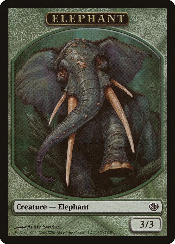 Elephant Token [Duel Decks: Garruk vs. Liliana Tokens] | Game Grid - Logan
