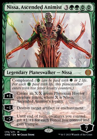 Nissa, Ascended Animist (Promo Pack) [Phyrexia: All Will Be One Promos] | Game Grid - Logan