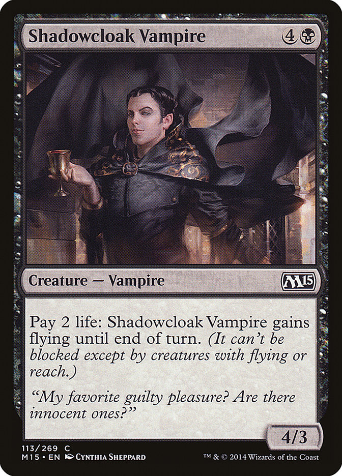 Shadowcloak Vampire [Magic 2015] | Game Grid - Logan