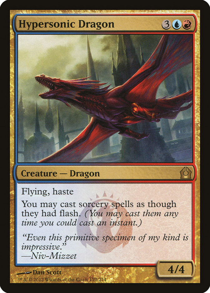 Hypersonic Dragon [Return to Ravnica] | Game Grid - Logan