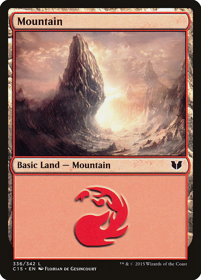 Mountain (336) [Commander 2015] | Game Grid - Logan