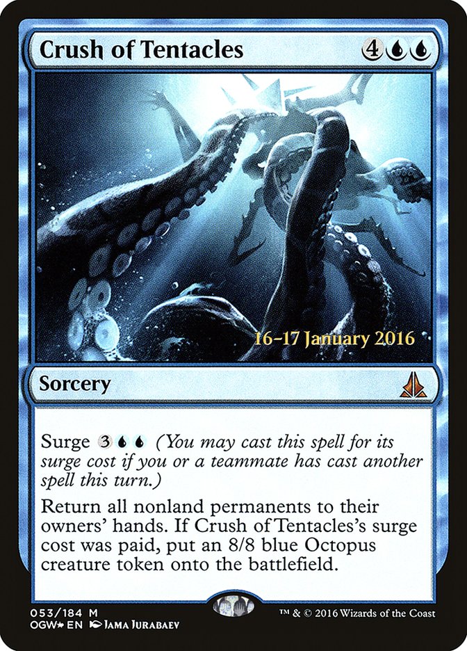 Crush of Tentacles [Oath of the Gatewatch Prerelease Promos] | Game Grid - Logan