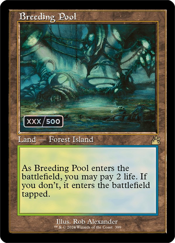 Breeding Pool (Retro) (Serialized) [Ravnica Remastered] | Game Grid - Logan