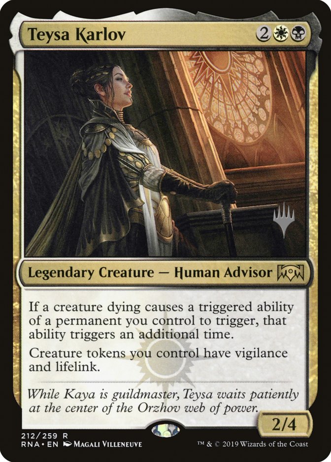 Teysa Karlov (Promo Pack) [Ravnica Allegiance Promos] | Game Grid - Logan