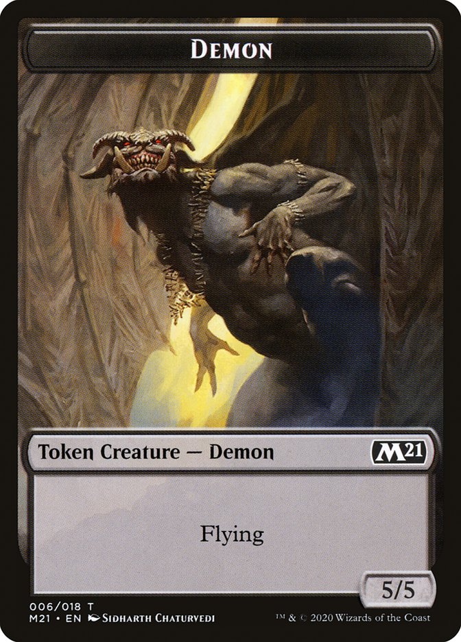 Demon Token [Core Set 2021 Tokens] | Game Grid - Logan