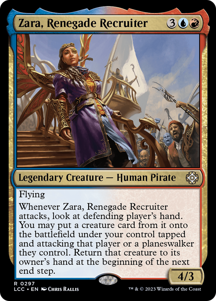 Zara, Renegade Recruiter [The Lost Caverns of Ixalan Commander] | Game Grid - Logan