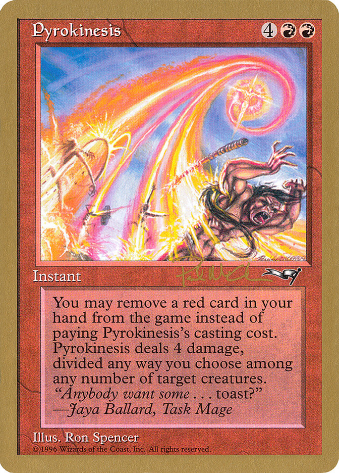 Pyrokinesis (Paul McCabe) [World Championship Decks 1997] | Game Grid - Logan