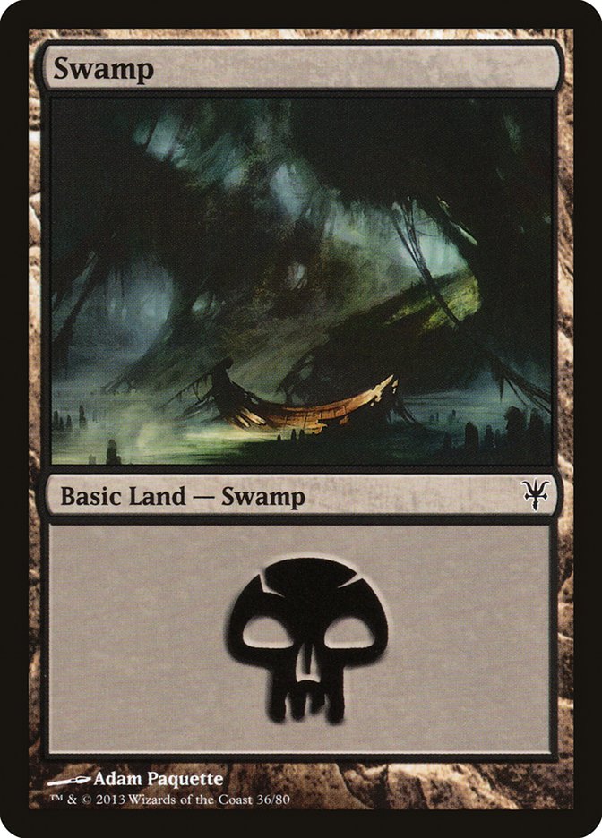 Swamp (36) [Duel Decks: Sorin vs. Tibalt] | Game Grid - Logan
