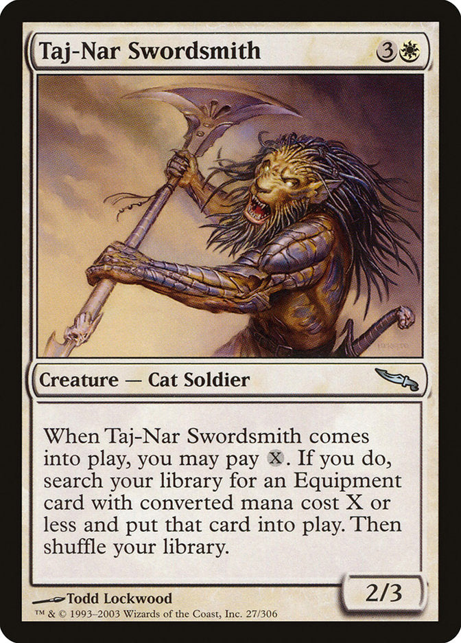 Taj-Nar Swordsmith [Mirrodin] | Game Grid - Logan