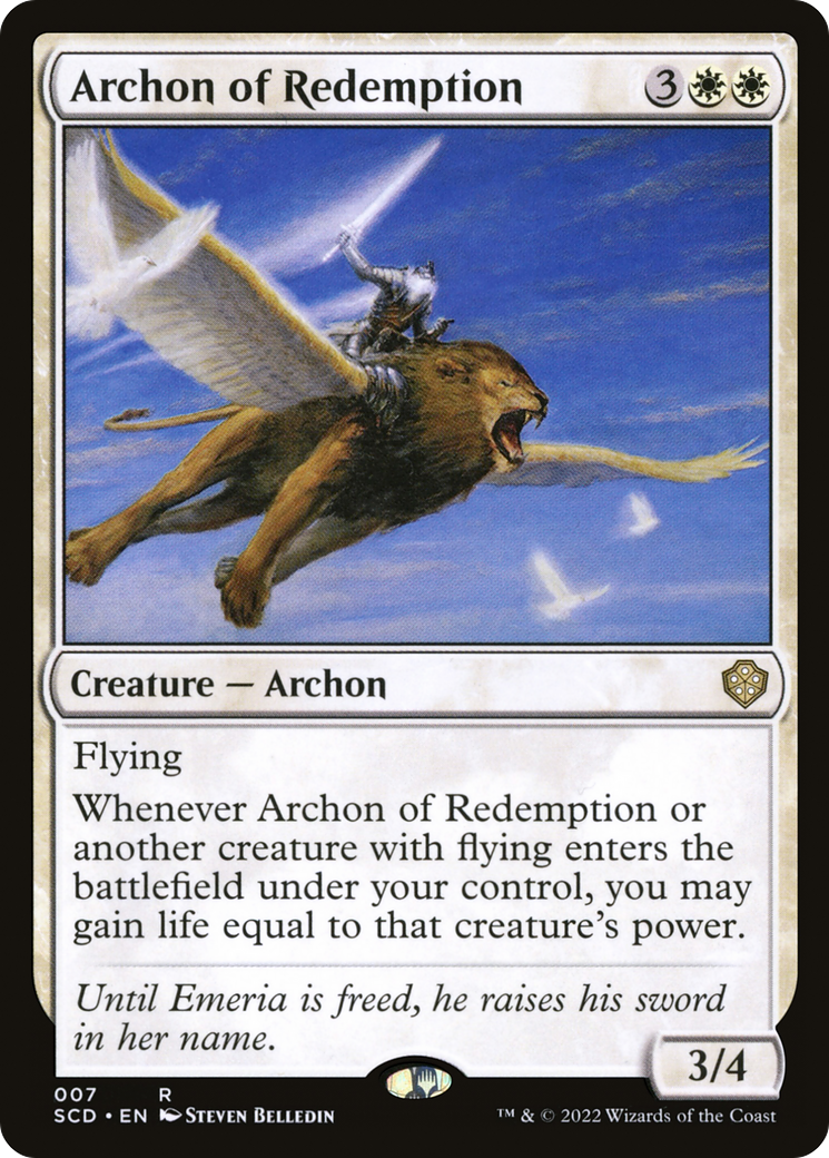 Archon of Redemption [Starter Commander Decks] | Game Grid - Logan