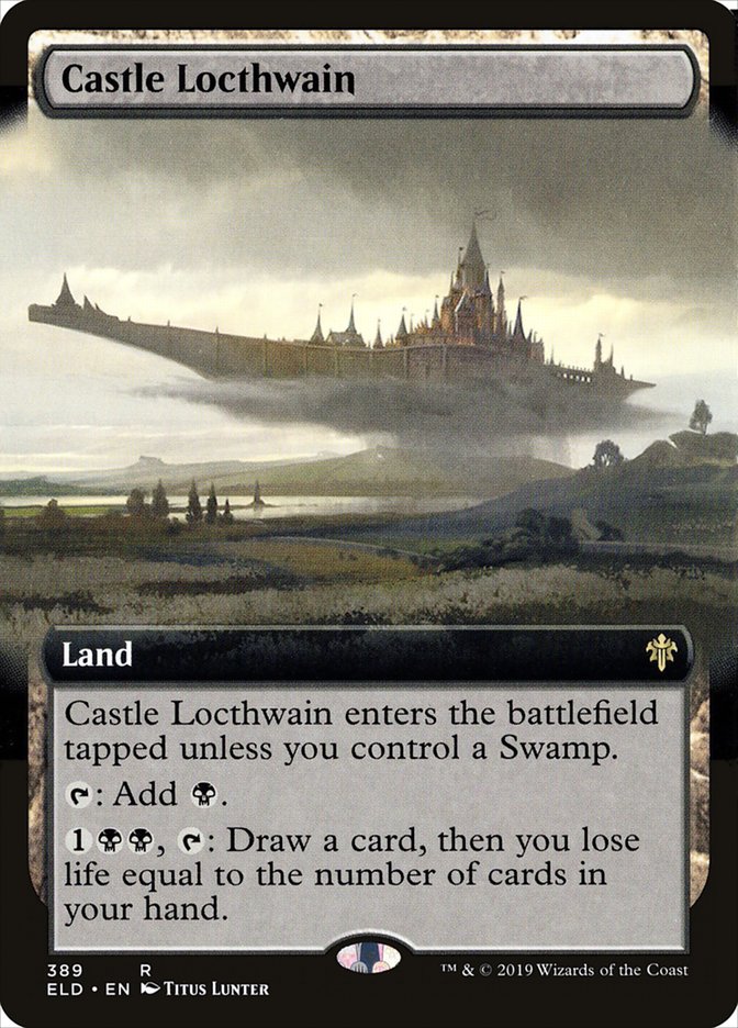 Castle Locthwain (Extended Art) [Throne of Eldraine] | Game Grid - Logan