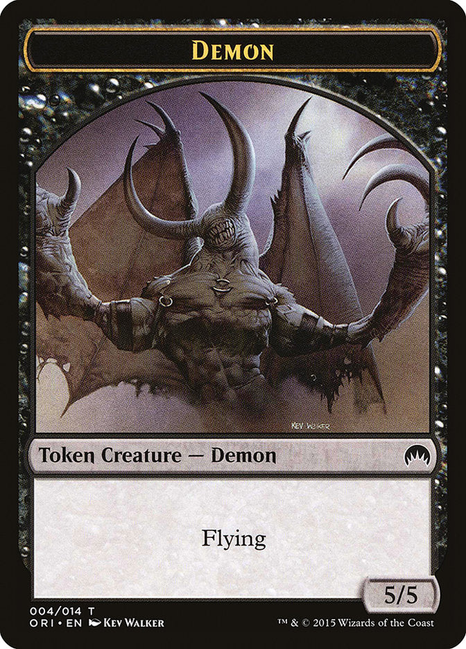 Demon Token [Magic Origins Tokens] | Game Grid - Logan