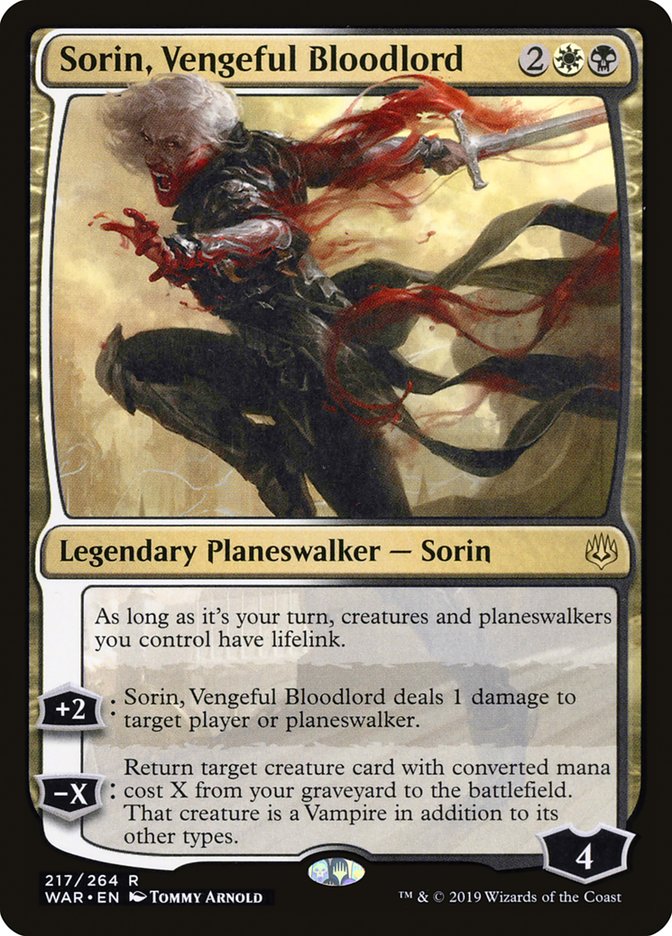 Sorin, Vengeful Bloodlord [War of the Spark] | Game Grid - Logan