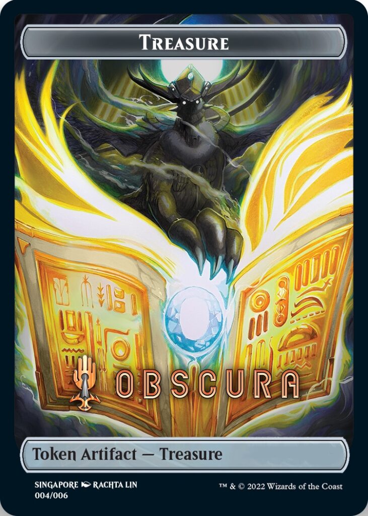 Treasure Token (Obscura) (Southeast Asia Artists) [Streets of New Capenna Tokens] | Game Grid - Logan