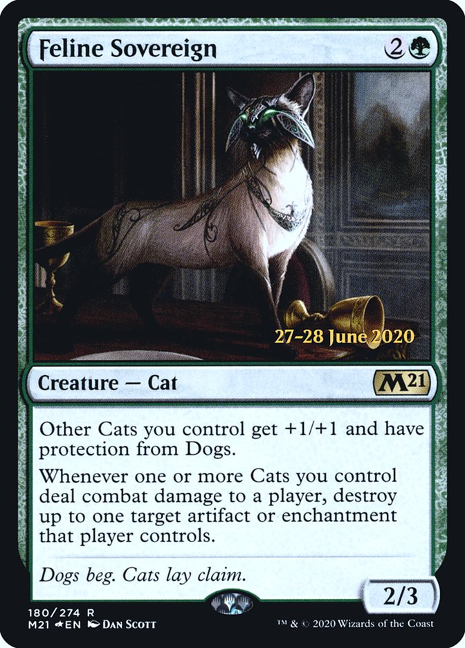 Feline Sovereign [Core Set 2021 Prerelease Promos] | Game Grid - Logan