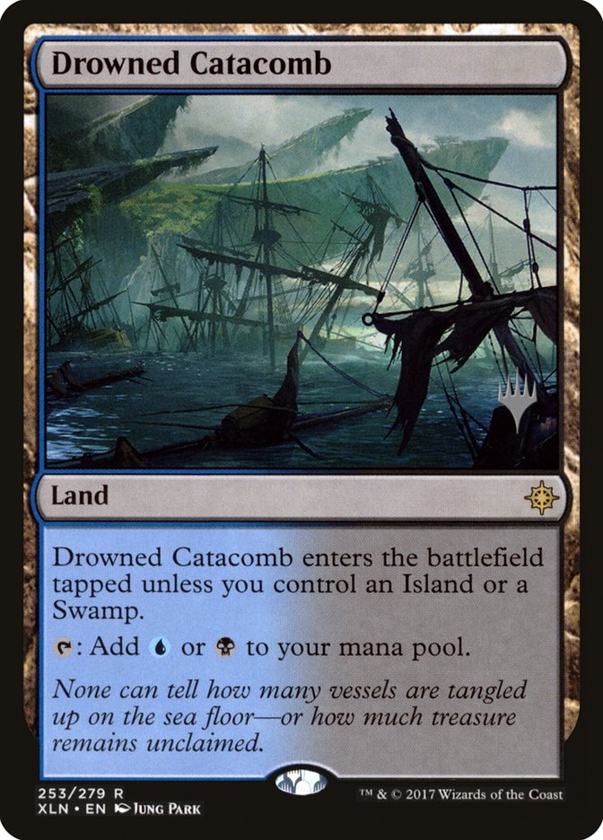 Drowned Catacomb (Promo Pack) [Ixalan Promos] | Game Grid - Logan