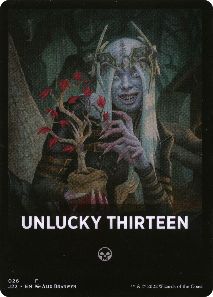 Unlucky Thirteen Theme Card [Jumpstart 2022 Front Cards] | Game Grid - Logan