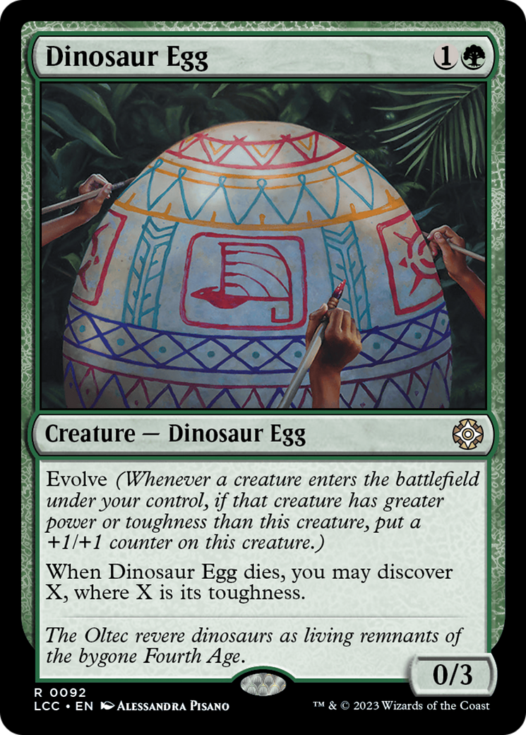 Dinosaur Egg [The Lost Caverns of Ixalan Commander] | Game Grid - Logan