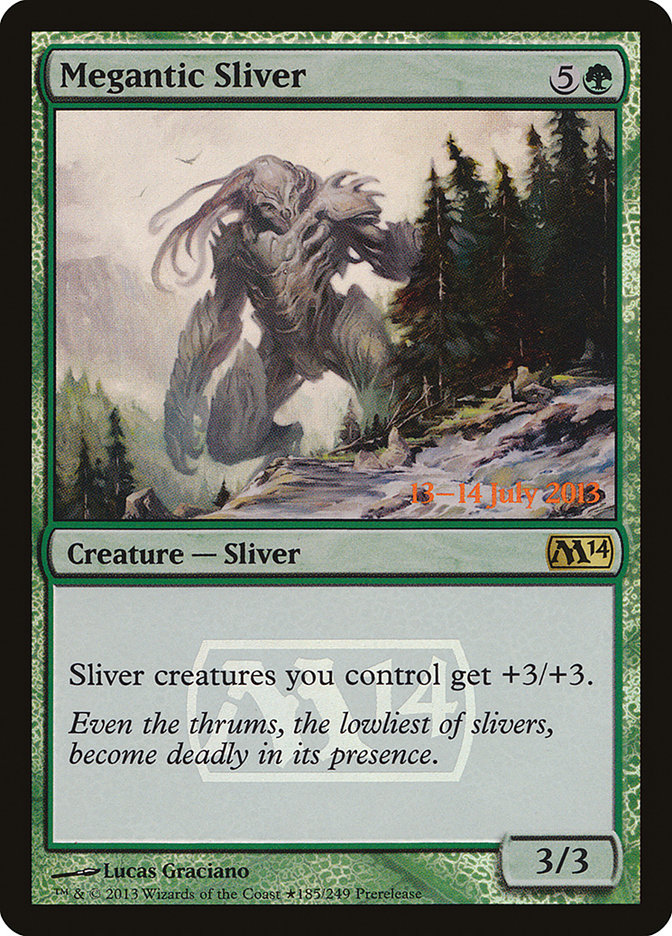 Megantic Sliver [Magic 2014 Prerelease Promos] | Game Grid - Logan